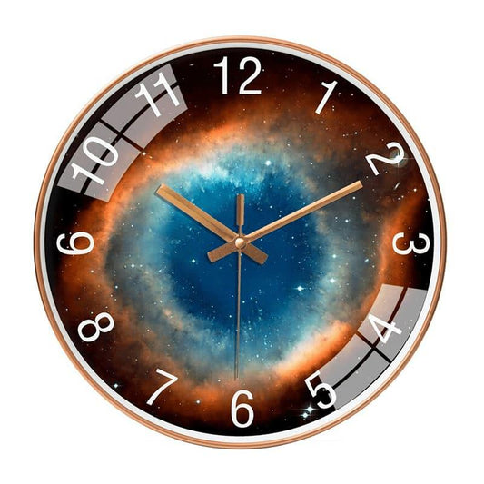 Horloge Espace Stellaire Doré