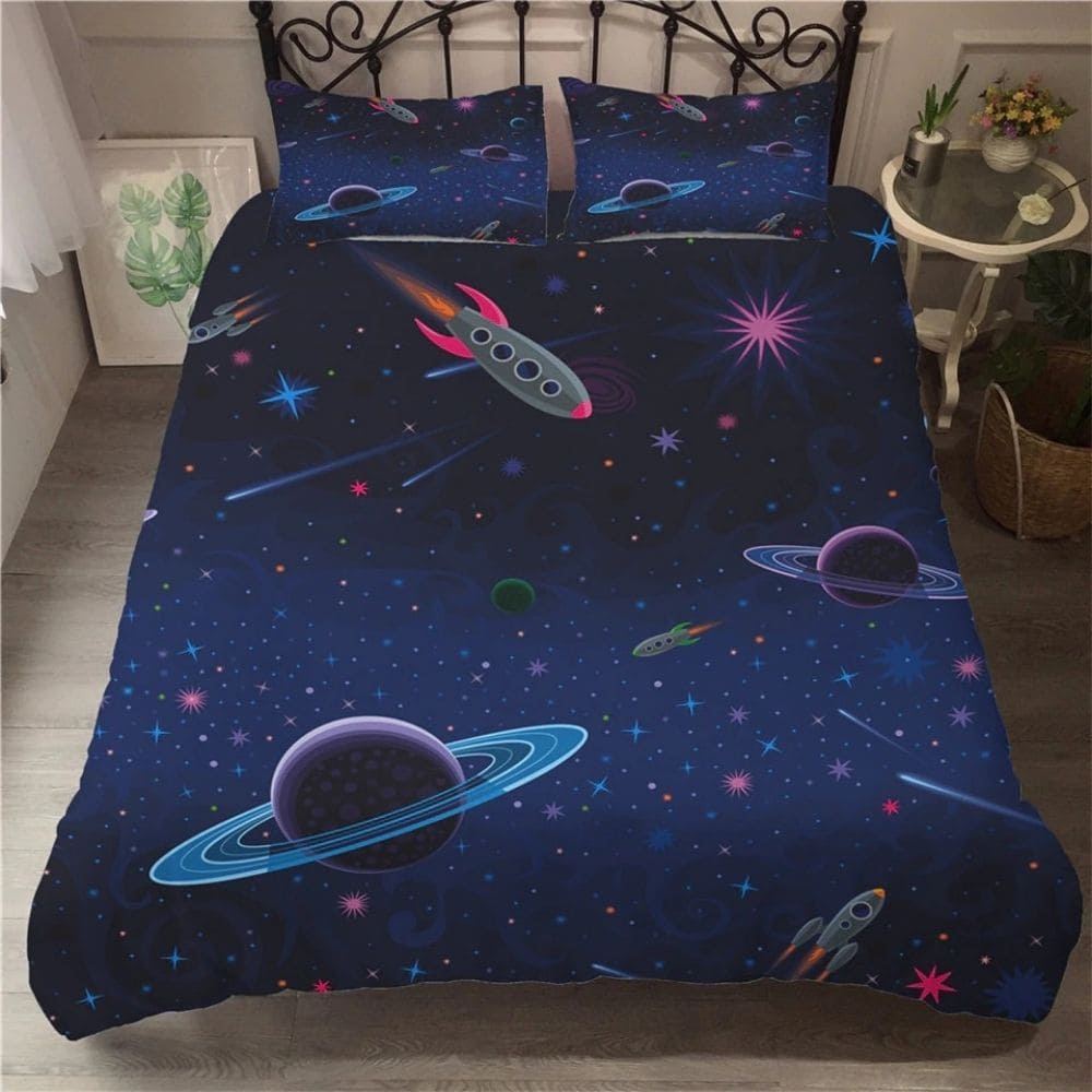 Housse de couette Planetes Spatiales 200cm x 200cm