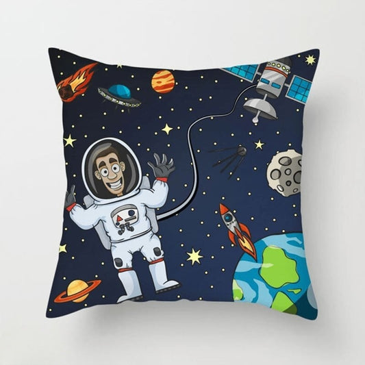 Housse de Coussin Astronaute en Mission