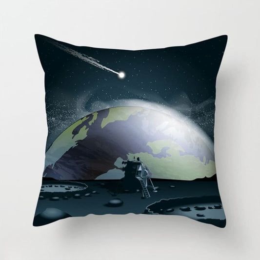 Housse de Coussin Aube Lunaire