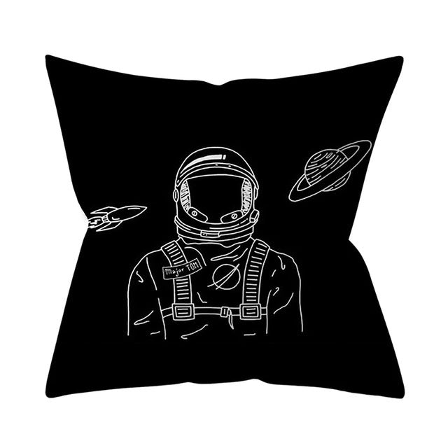 Housse de Coussin Astronaute Minimaliste Default Title