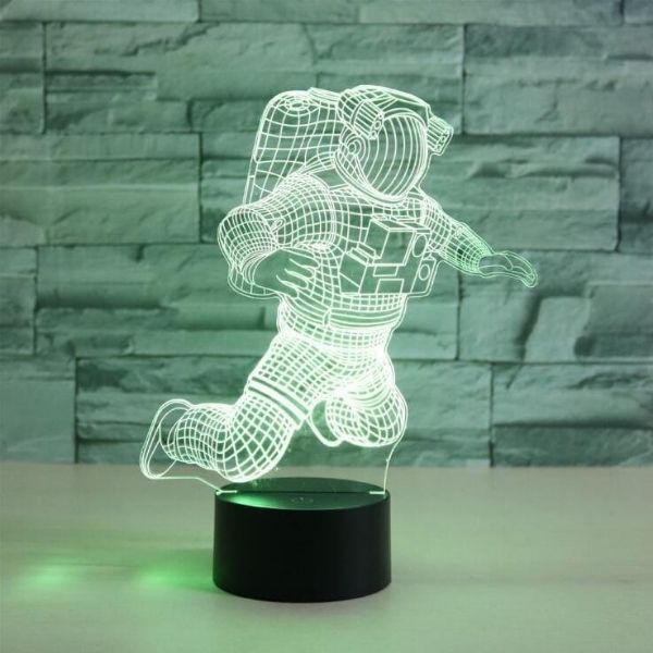 Lampe Astronaute Illusion 3D