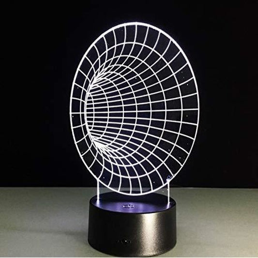 Lampe 3D Tunnel Spatial - Trou de Ver