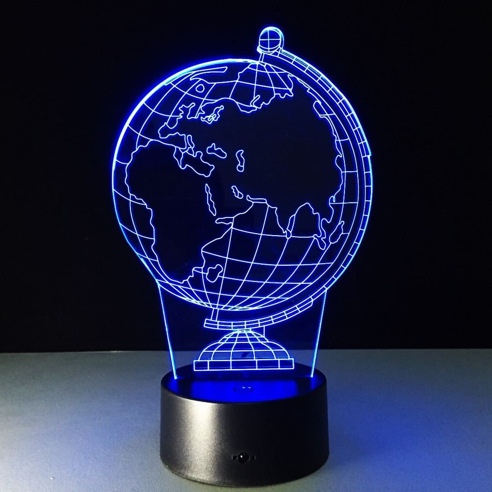 Lampe Globe Terrestre Illusion 3D Default Title