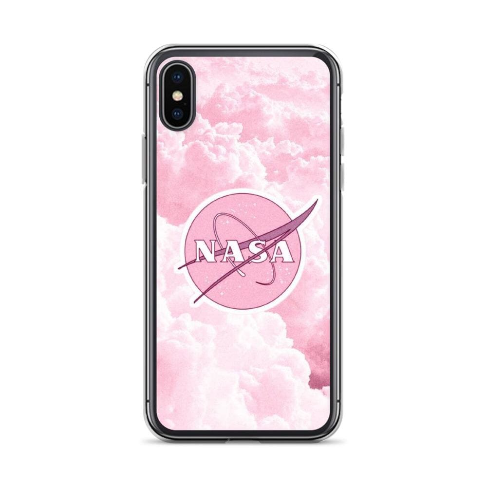 Coque iPhone NASA Rose Vaporwave iPhone X XS