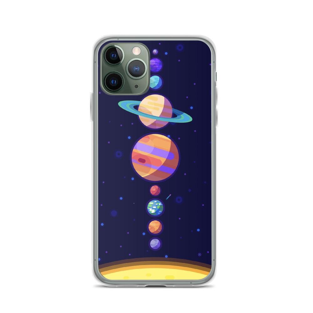 Coque iPhone Système Solaire Cartoon iPhone 11 Pro