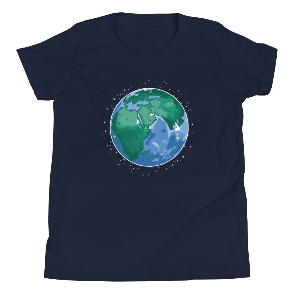 T-shirt Enfant Planète Terre (Enfant) Bleu Marine