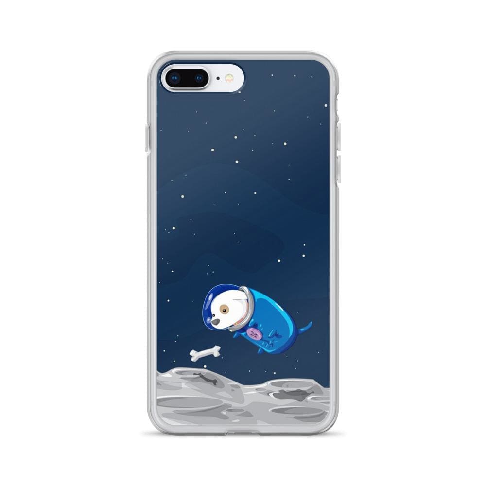 Coque iPhone Chienstronaute iPhone 7 Plus 8 Plus