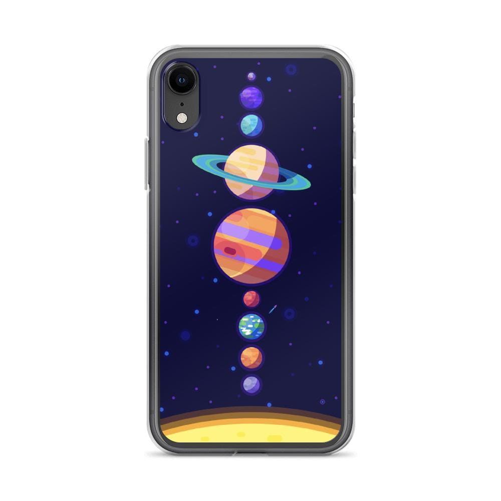 Coque iPhone Système Solaire Cartoon iPhone XR