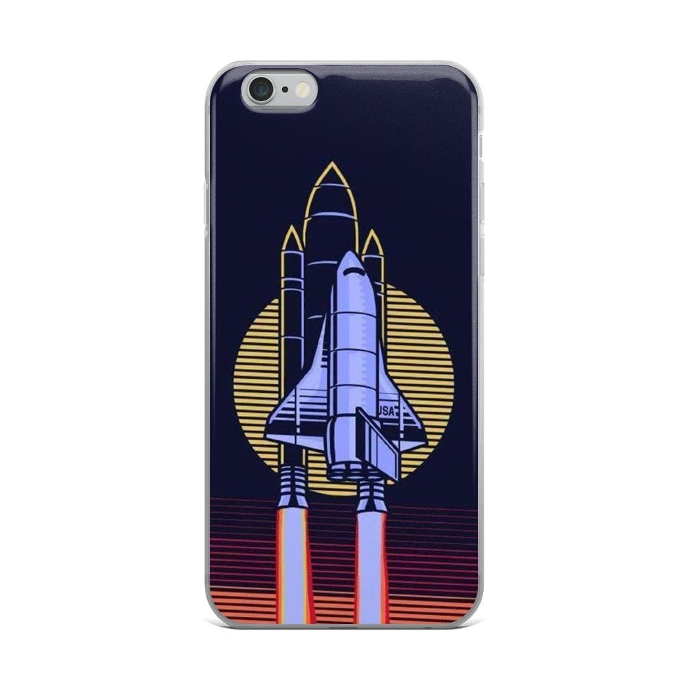 Coque iPhone Navette Spatiale Retrowave iPhone 6 Plus 6s Plus