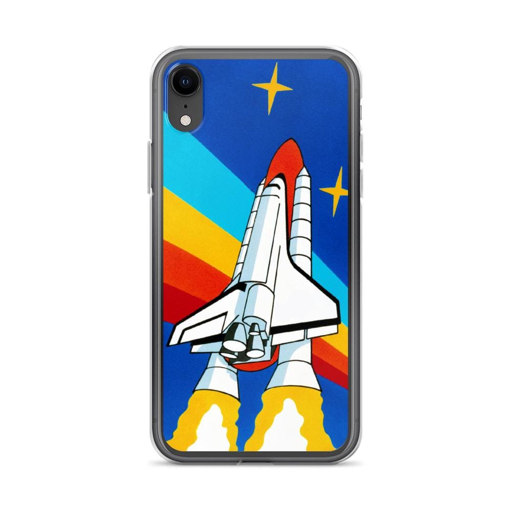 Coque iPhone Navette Spatiale Colorée iPhone XR