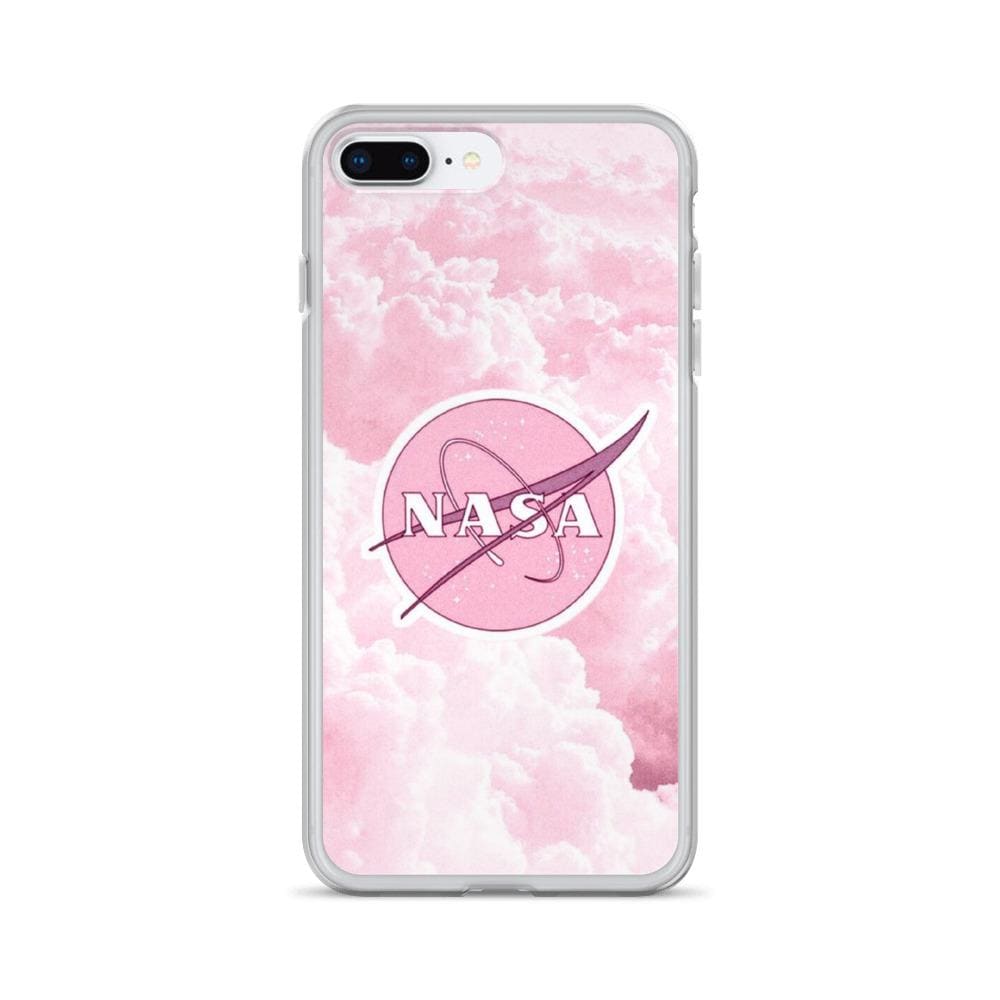 Coque iPhone NASA Rose Vaporwave iPhone 7 Plus 8 Plus