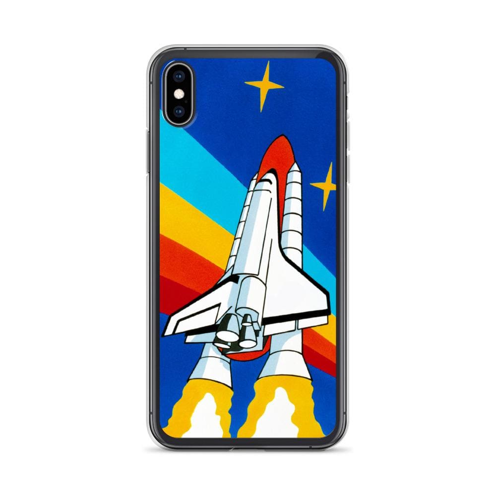 Coque iPhone Navette Spatiale Colorée iPhone XS Max