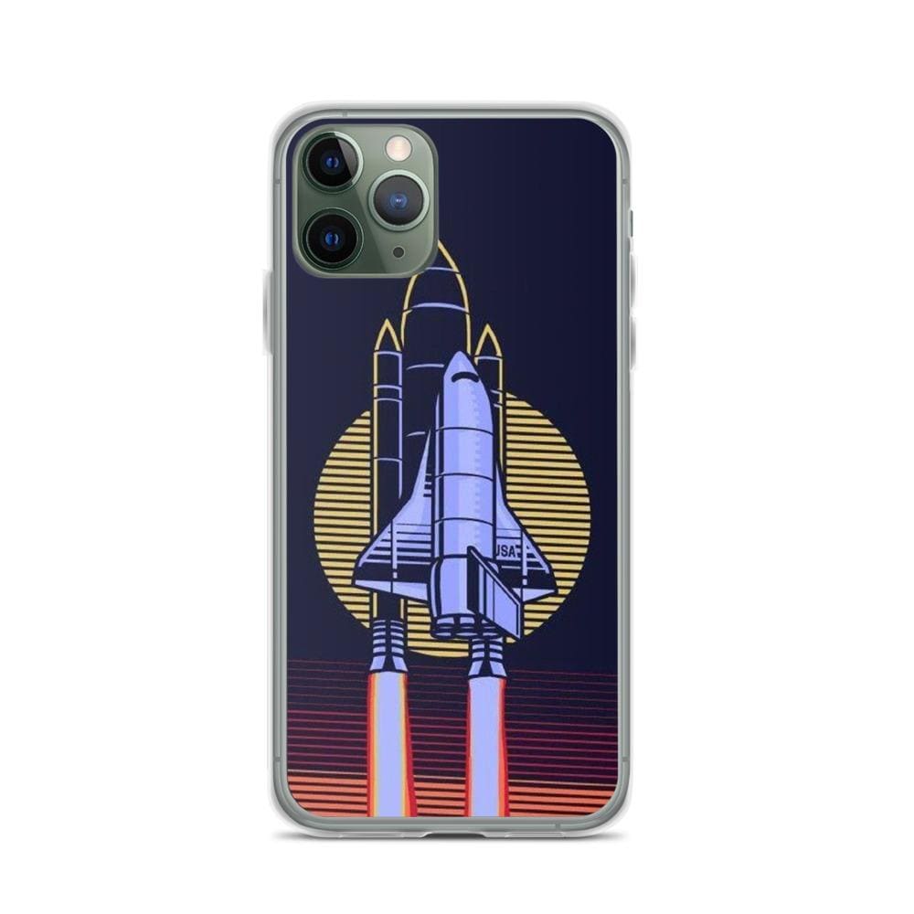 Coque iPhone Navette Spatiale Retrowave iPhone 11 Pro