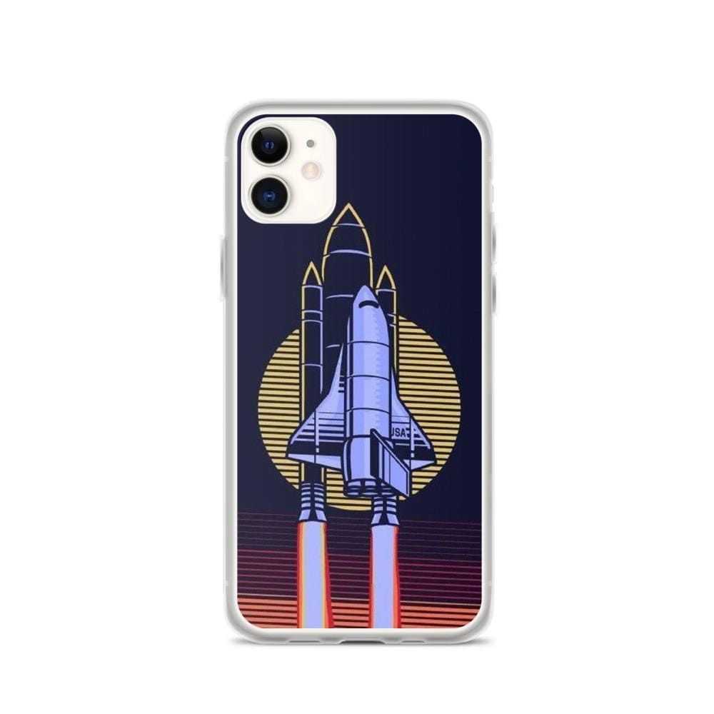 Coque iPhone Navette Spatiale Retrowave iPhone 11