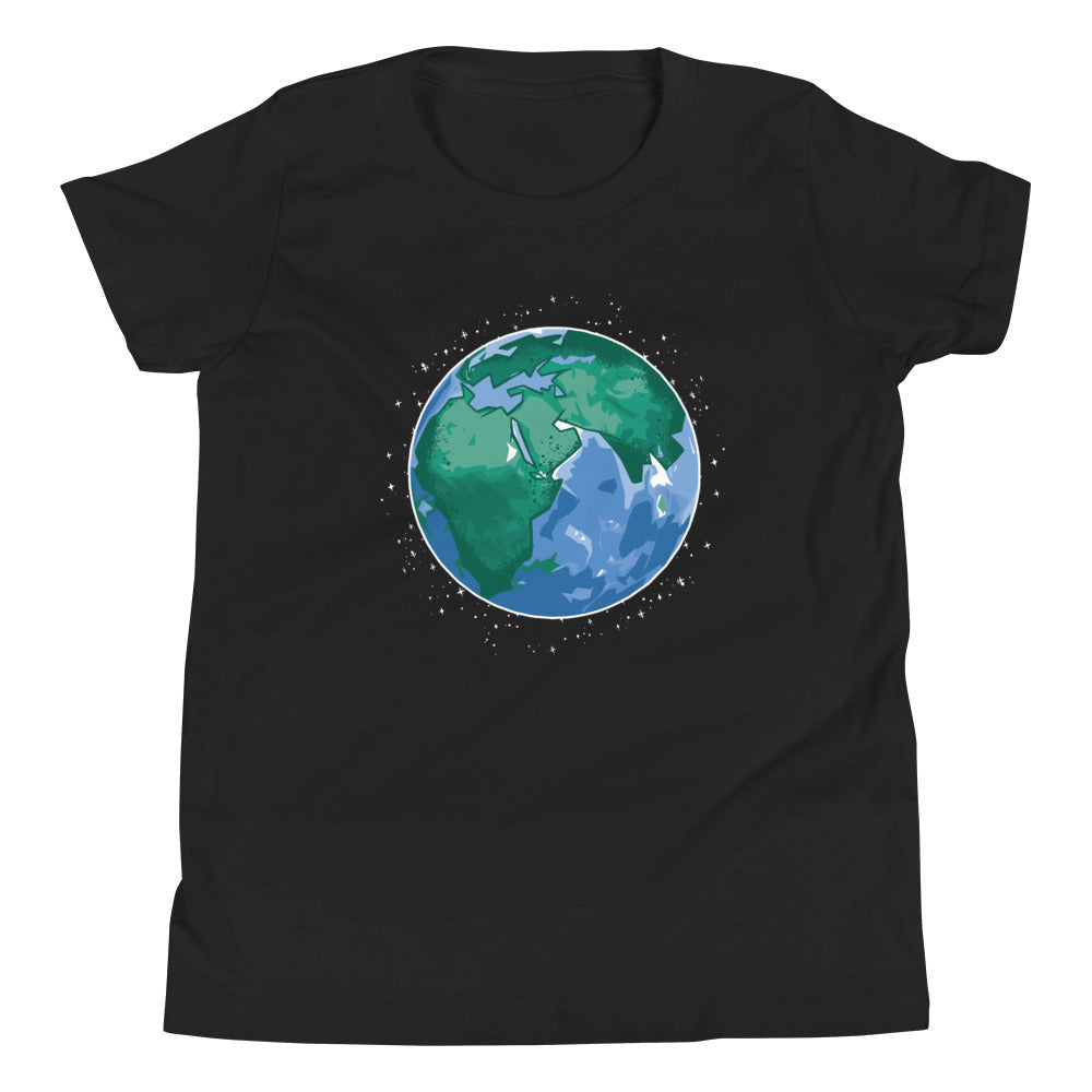 T-shirt Enfant Planète Terre (Enfant) Noir