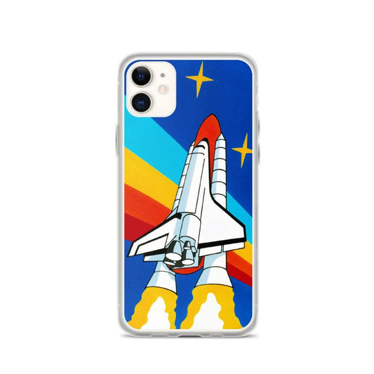 Coque iPhone Navette Spatiale Colorée iPhone 11