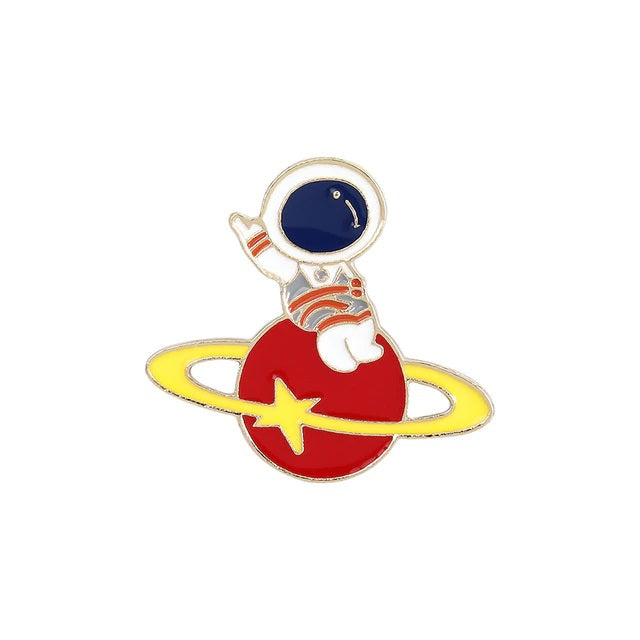 Pin's Astronaute sur une Planète Default Title