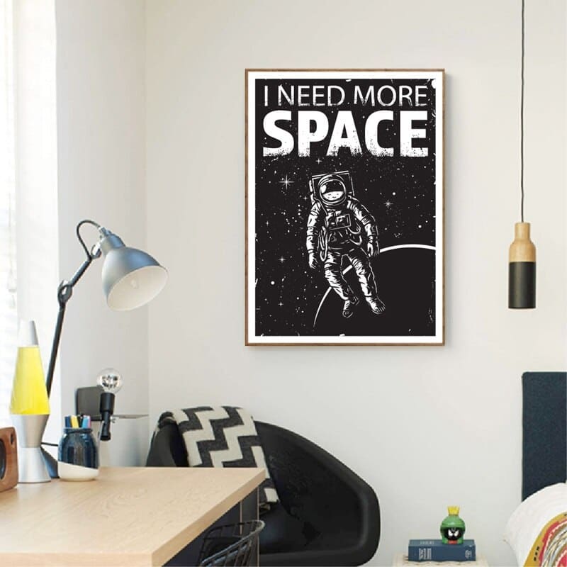 Poster Astronaute I Need More Space