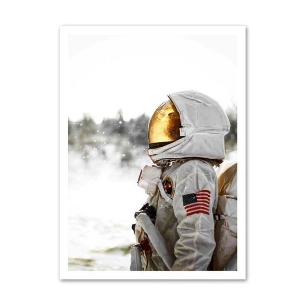 Poster Astronaute en Combinaison 70 x 100 cm