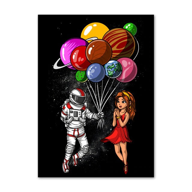 Poster Romance Spatiale