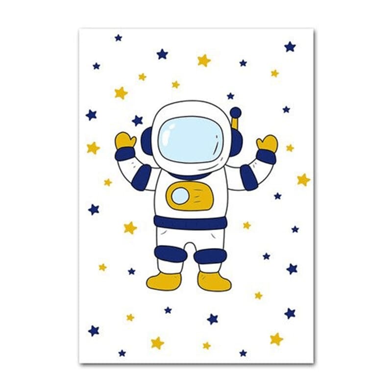 Poster Enfant Astronaute