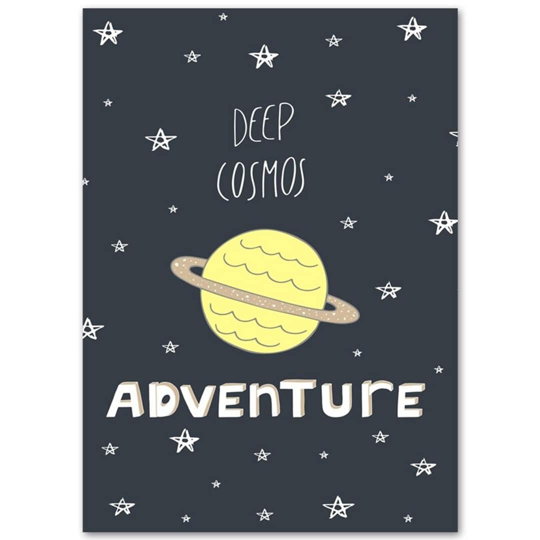 Poster Enfant Aventure Spatiale 30x40cm