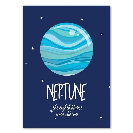 Poster Enfant Neptune 30x40cm