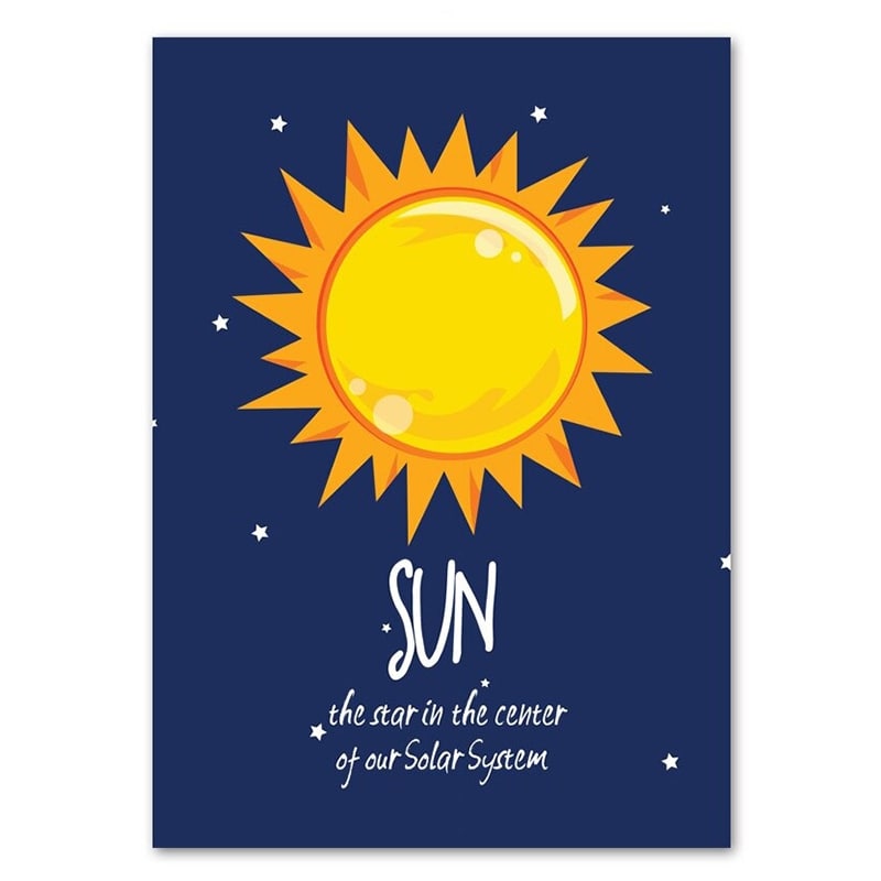 Poster Enfant Soleil 30x40cm