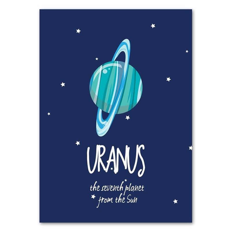 Poster Enfant Uranus 30x40cm