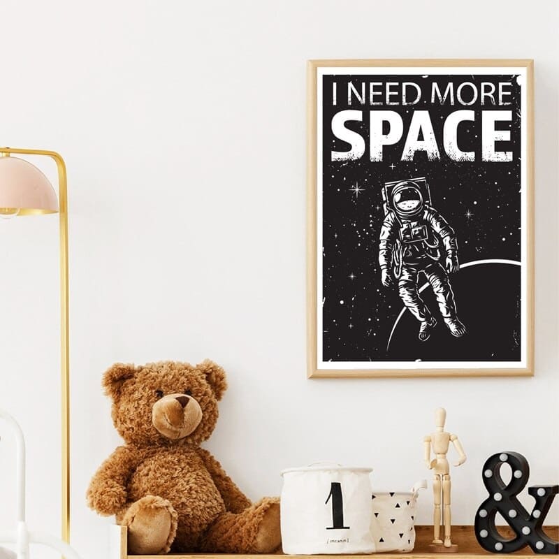 Poster Astronaute I Need More Space