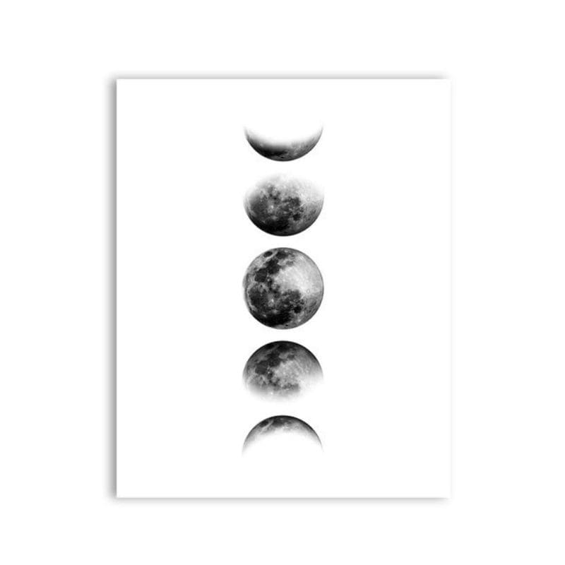 Posters Les Phases de la Lune Vertical