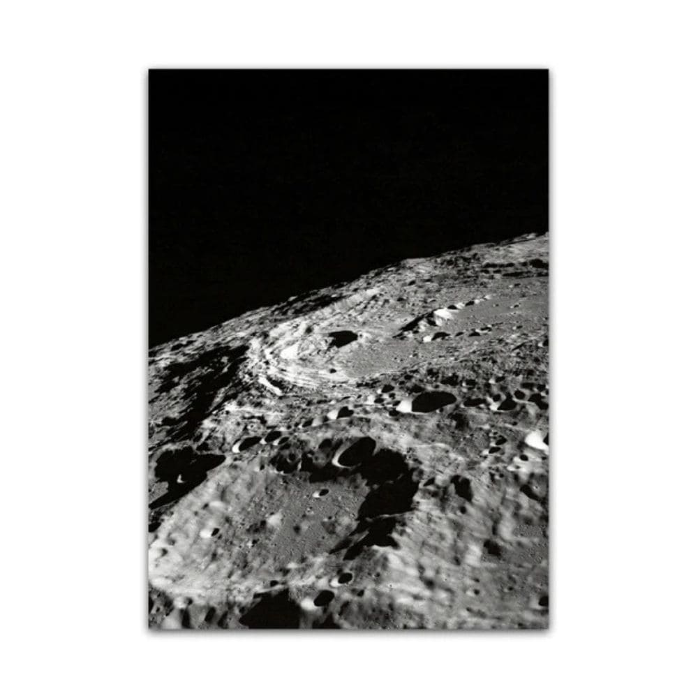 Poster Photo de la Surface de la Lune