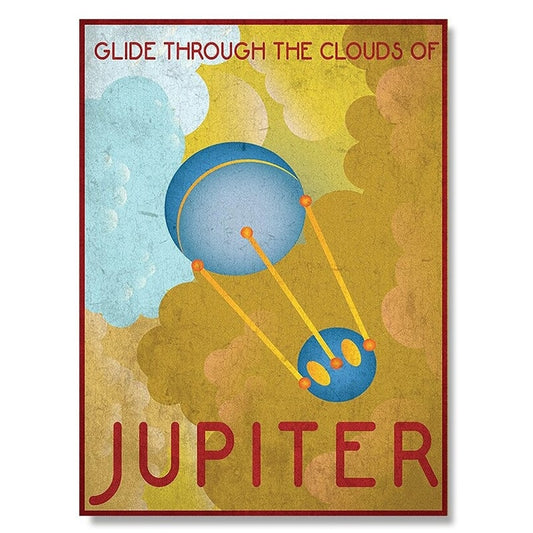 Poster Rétro Jupiter 30x40cm