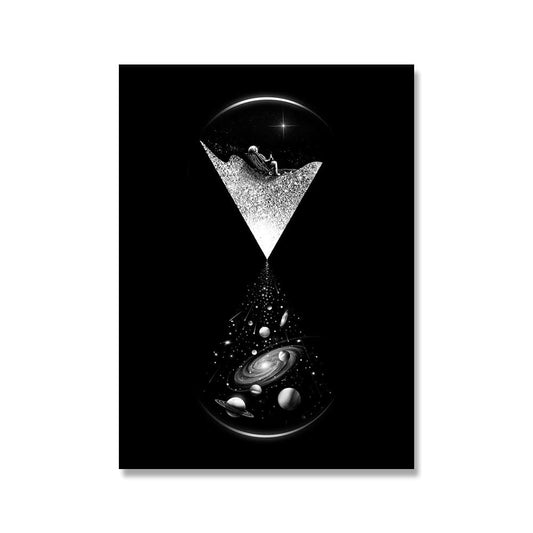 Poster Sablier Spatial 50 x 75 cm