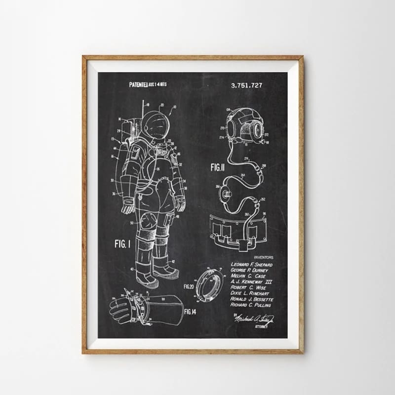 Poster Combinaison Astronaute