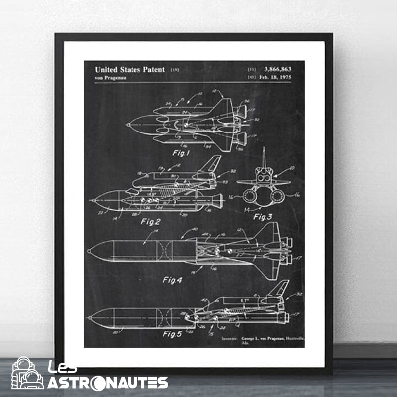 Poster Scientifique Navette Spatiale 42x60cm