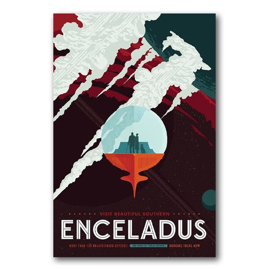 Poster Vintage Enceladus 42x60cm