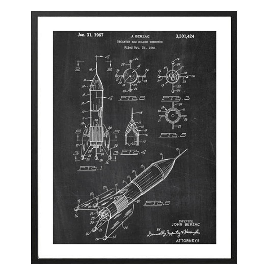 Poster Scientifique Fusée 42x60