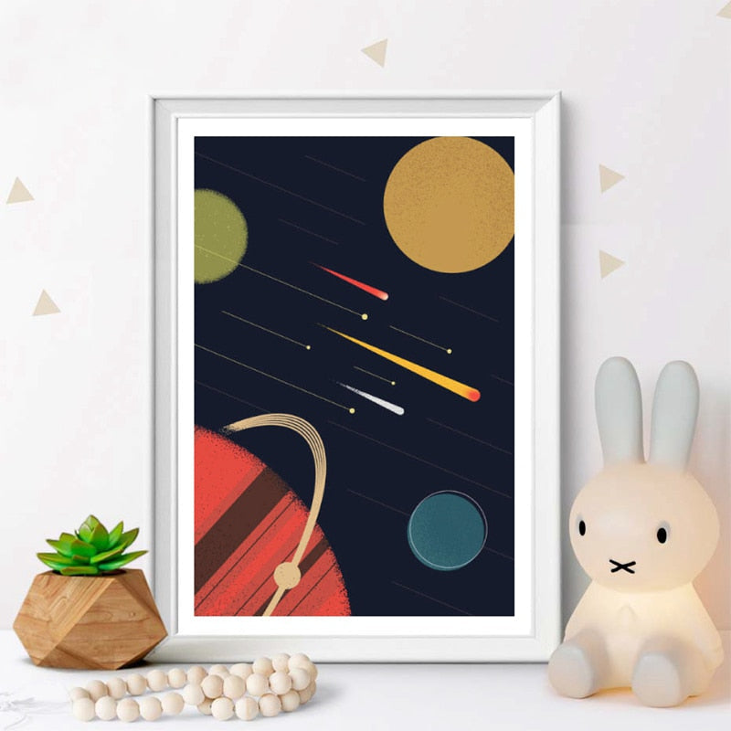 Posters Astronomie pour Enfants Meteor