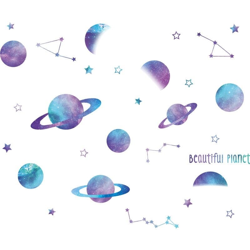 Stickers de Planètes et Constellations