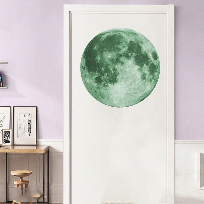 Sticker Phosphorescent Pleine Lune 30cm