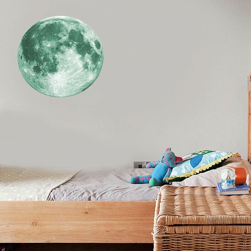 Sticker Phosphorescent Pleine Lune