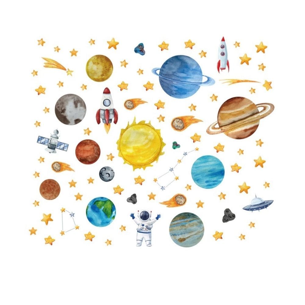 Stickers Chambre d'Enfant sur l'Espace