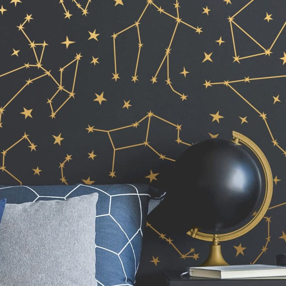 Stickers Constellations du Zodiaque Or