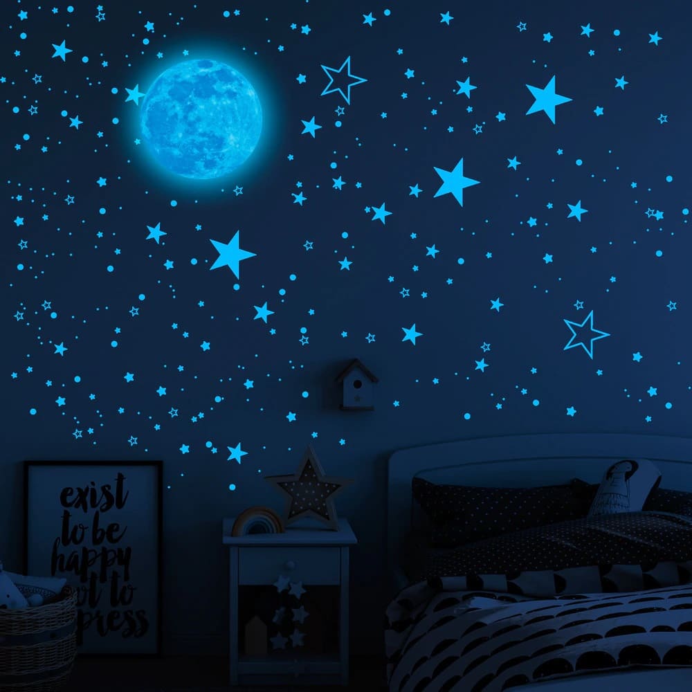 Stickers Lumineux Lune