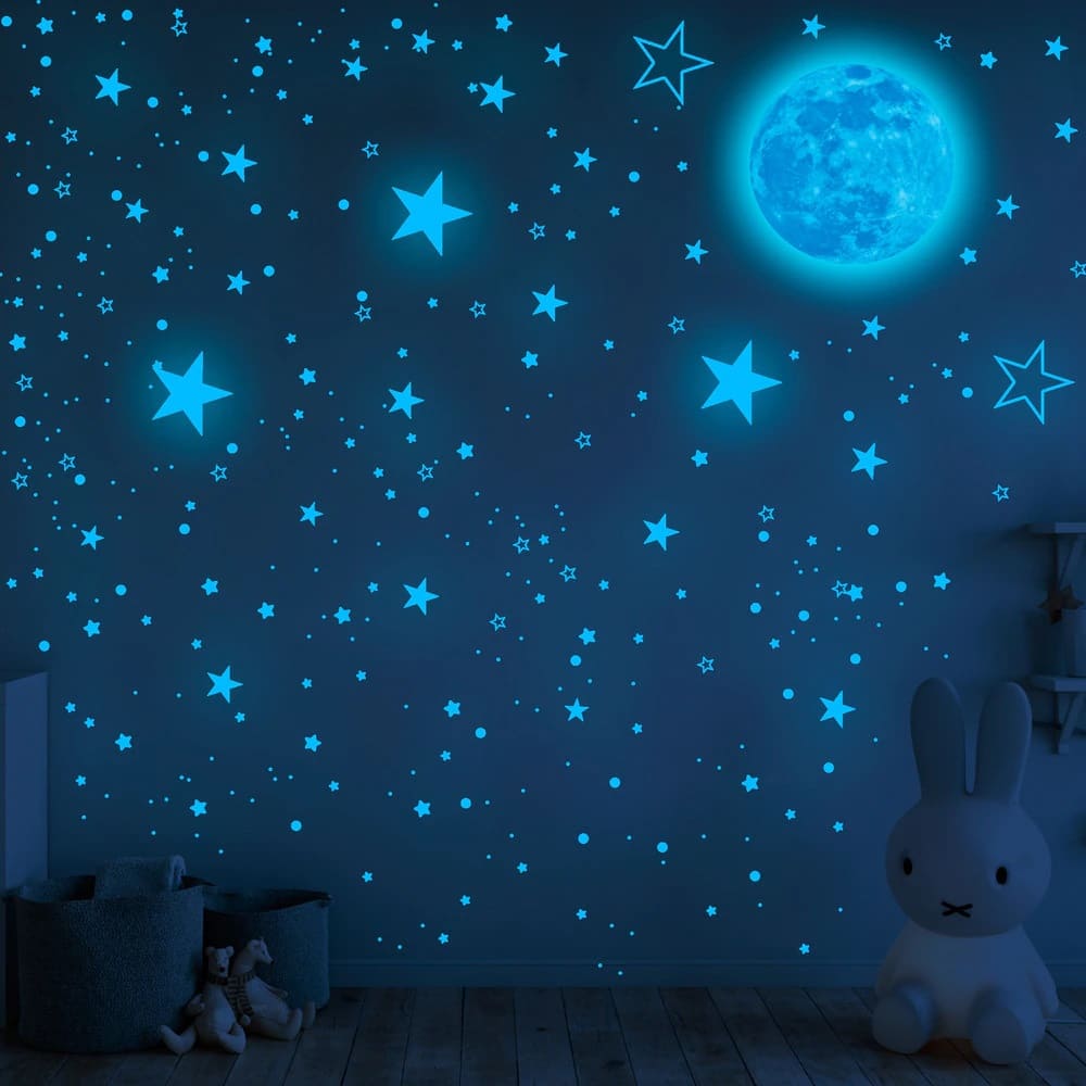 Stickers Lumineux Lune