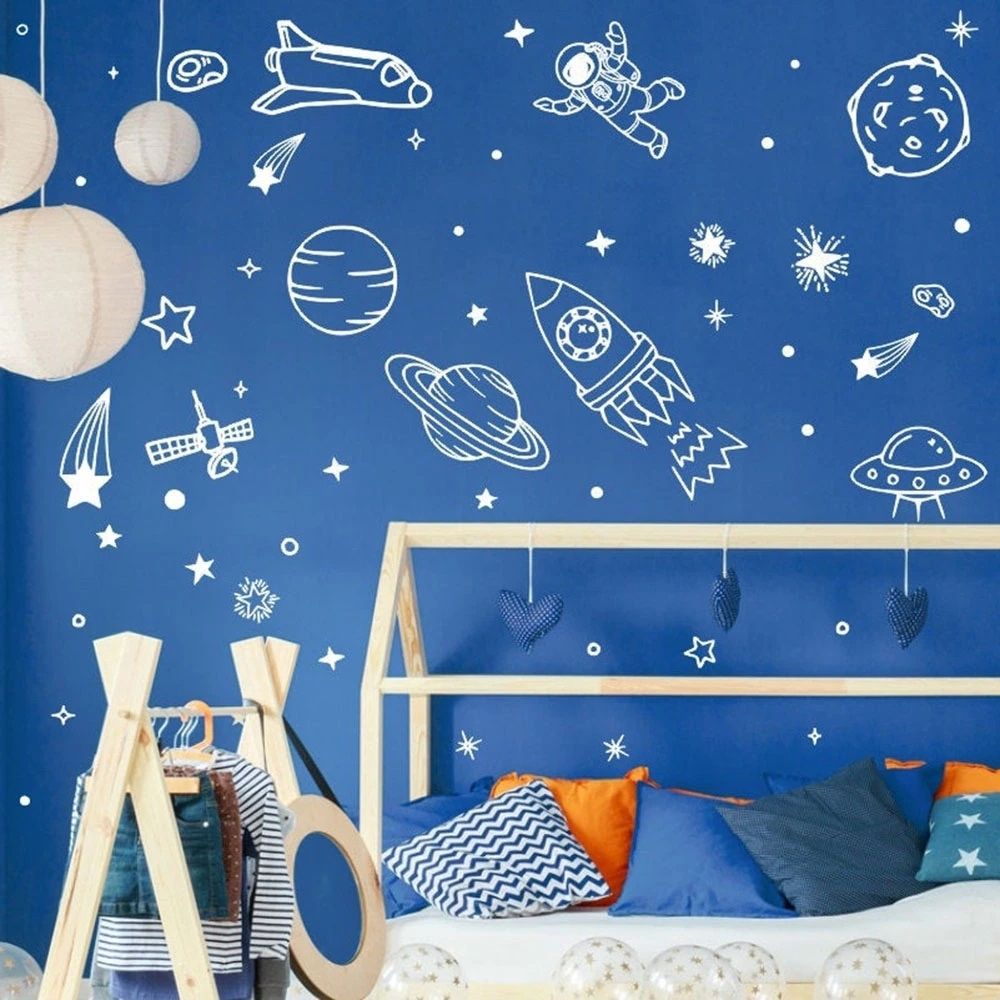 Stickers Muraux Magie Spatiale 42 x 88 cm