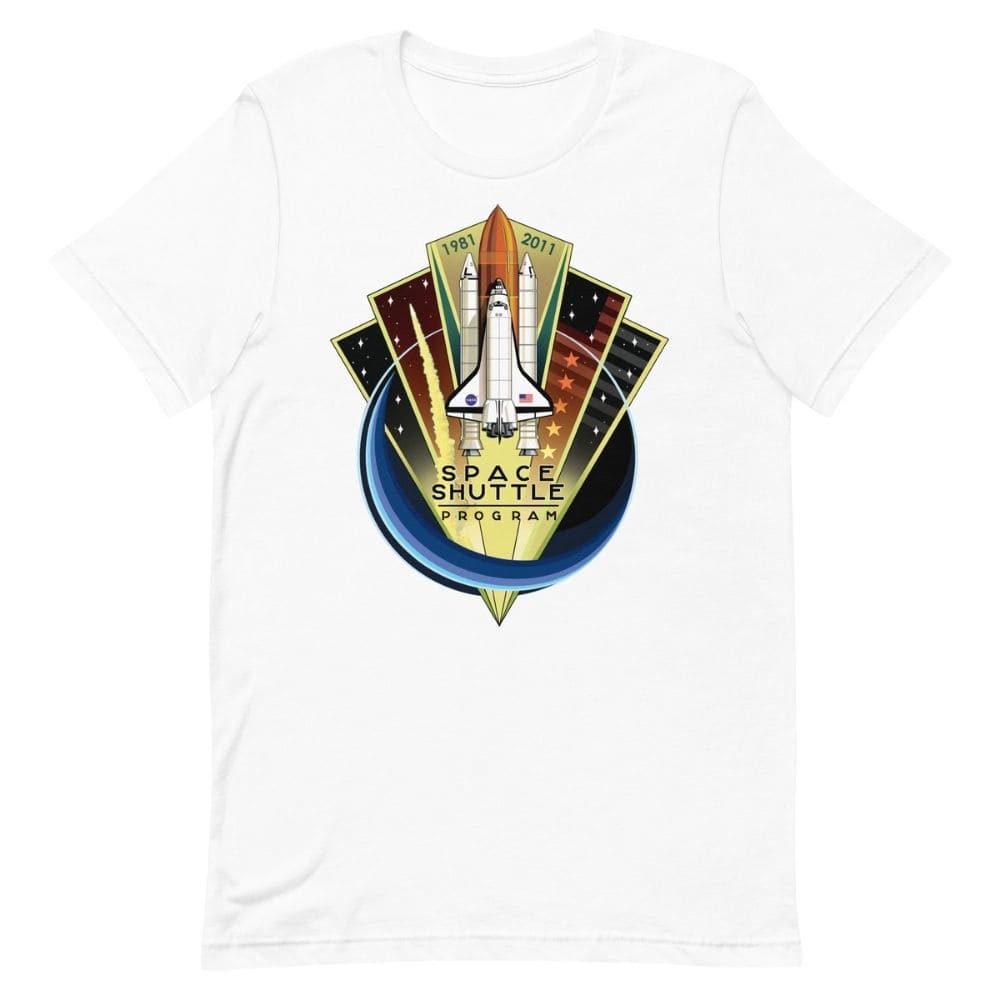 T-shirt Anniversaire des 30 ans du Programme des Navettes Spatiales Blanc