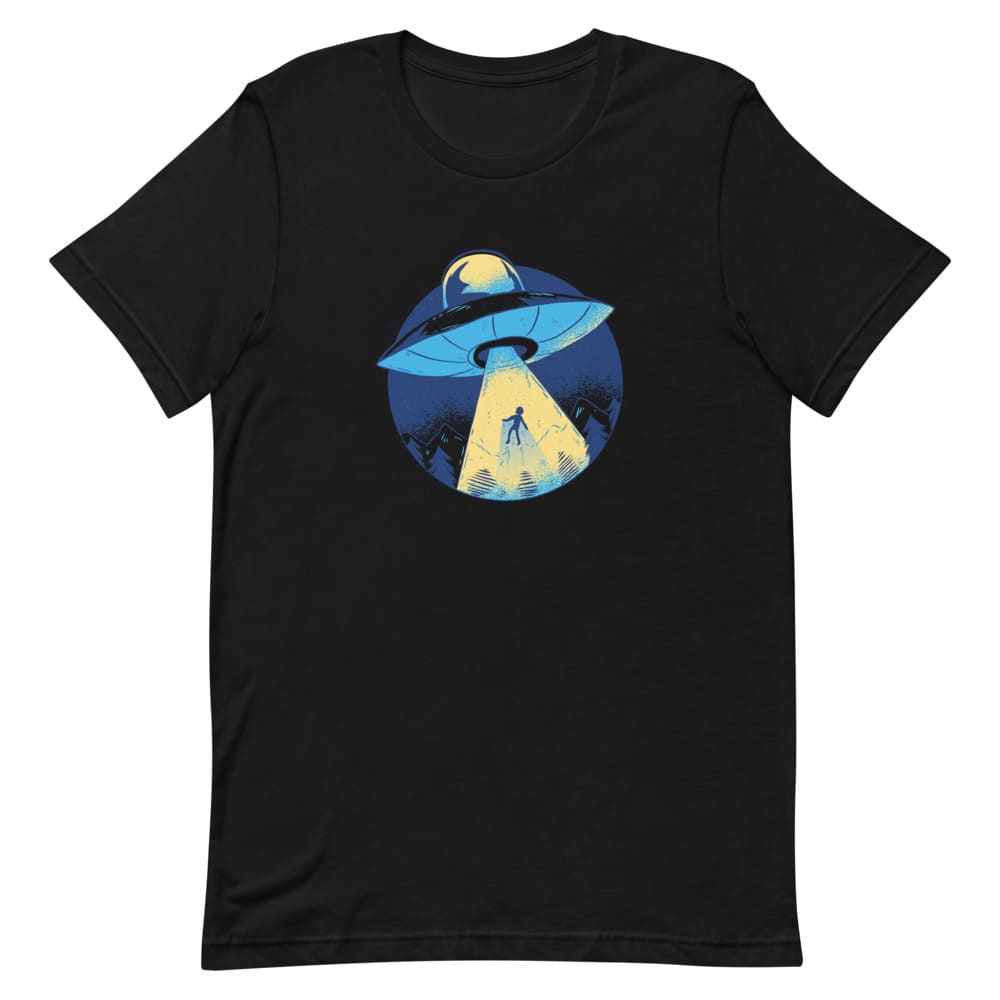 T-shirt Ovni Alien Noir